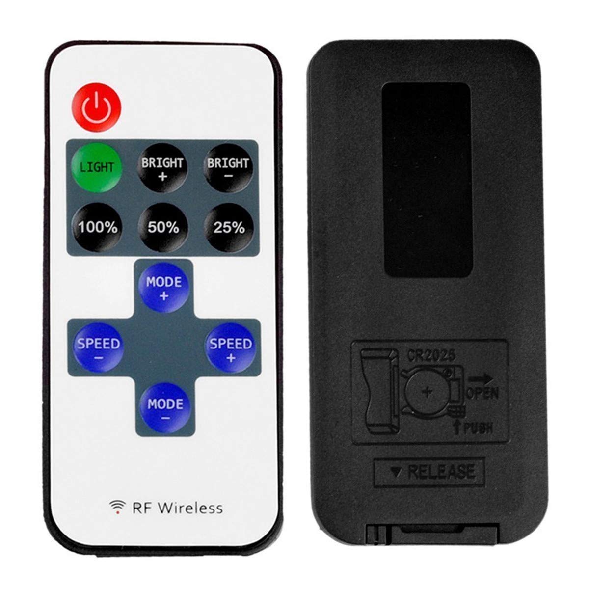 Mini Remote Controller for RGB Color LED Strip Lights, RF Dimmer