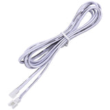 2-pin Extension Cable for Lvyinyin Under Cabinet LED Puck Lighting Kit, White Cords, 5 Feet Each, 4 Packs - Lvyinyin Online
